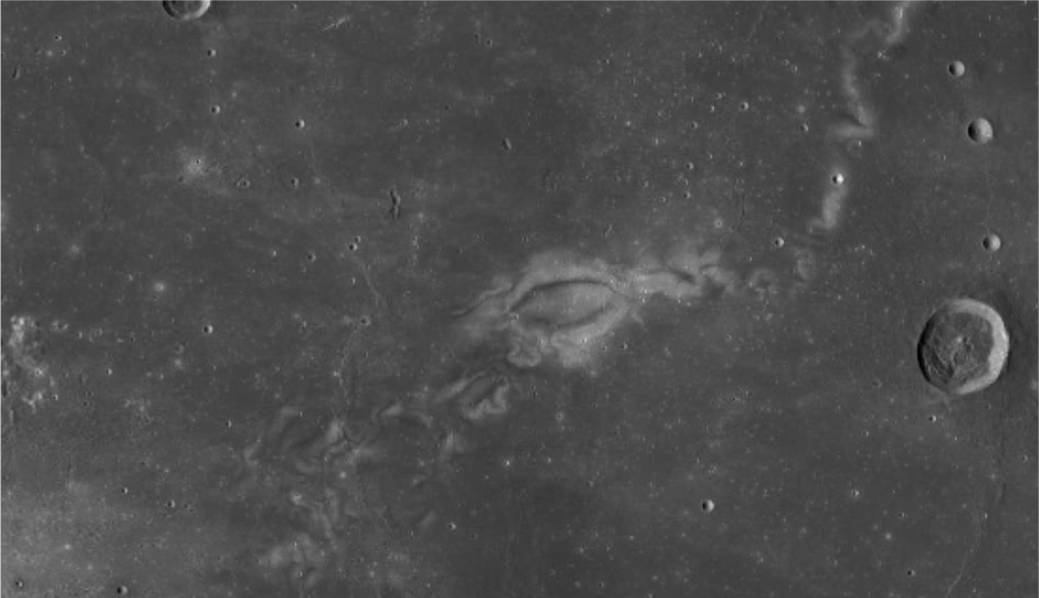 Reiner Gamma from LRO Quickmap